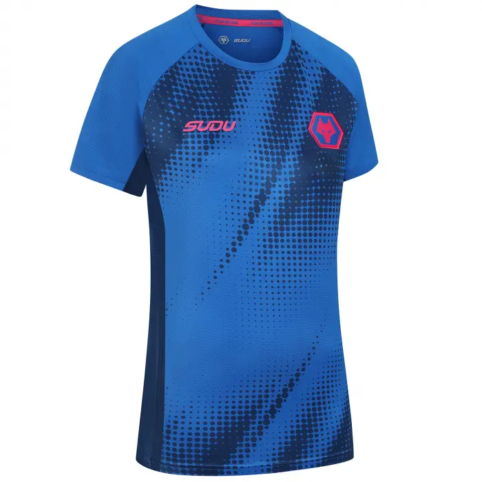 Wolverhampton Wanderers Store | Shop Official 2025-26 Players Training T-Shirt – Blue – Womens Wolves Gear